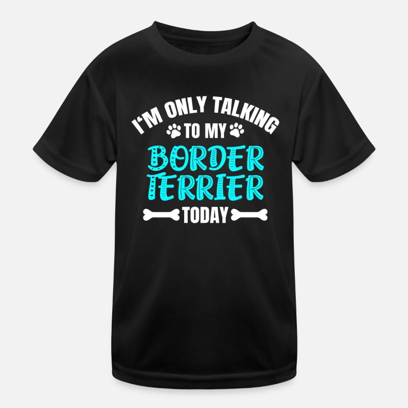 Border terrier Kids Functional T-Shirt