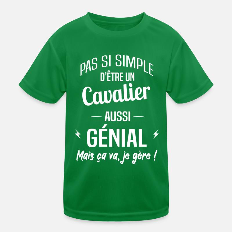 Cavalier T-shirt sport Enfant