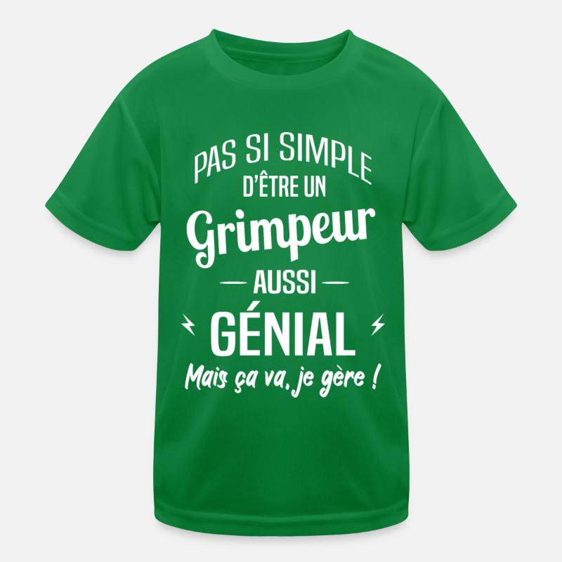 Grimpeur T-shirt sport Enfant
