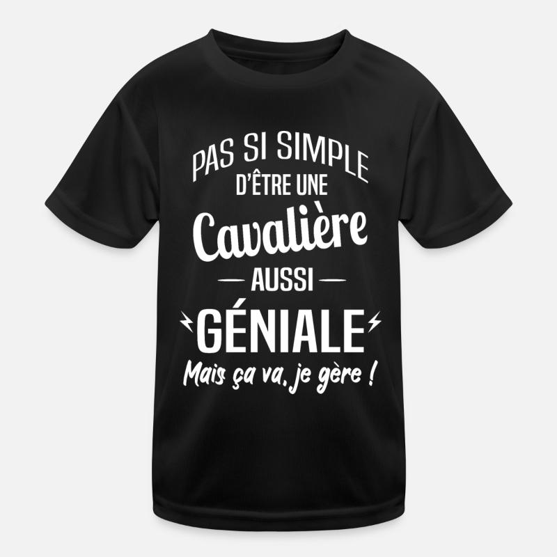 Cavalière T-shirt sport Enfant