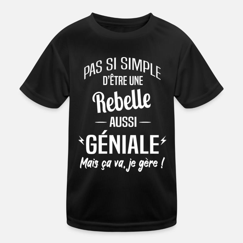 Rebelle T-shirt sport Enfant