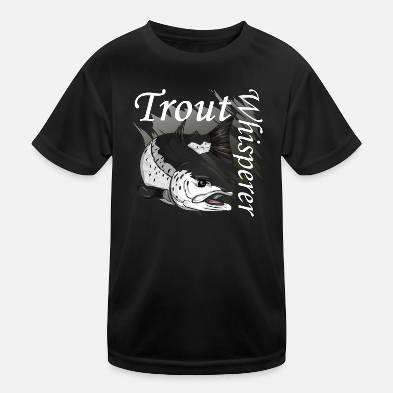 Trout Whisperer Kids Functional T-Shirt