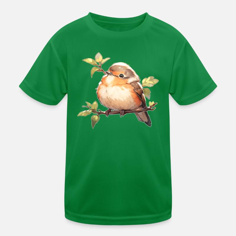 Singvogel Kinder Funktions-T-Shirt