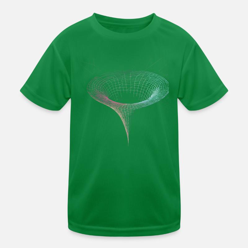 Entonnoir de trou noir dans l’espace T-shirt sport Enfant