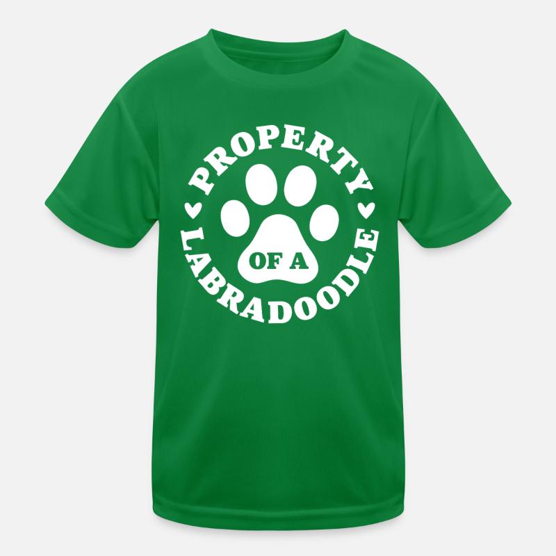 Eigentum eines Labradoodles Kinder Funktions-T-Shirt