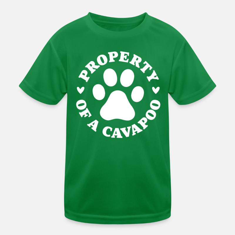 Property of a Cavapoo Kids Functional T-Shirt