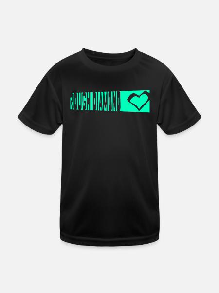DIAMOND - Kids Functional T-Shirt - black