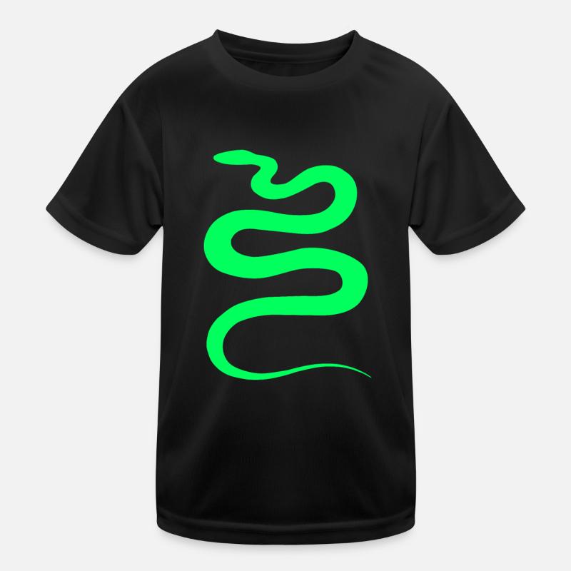 Schlange Kinder Funktions-T-Shirt
