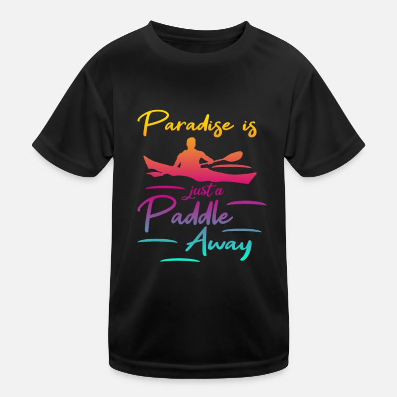 Kayak Canoe Paddle Paddle Boat Kids Functional T-Shirt
