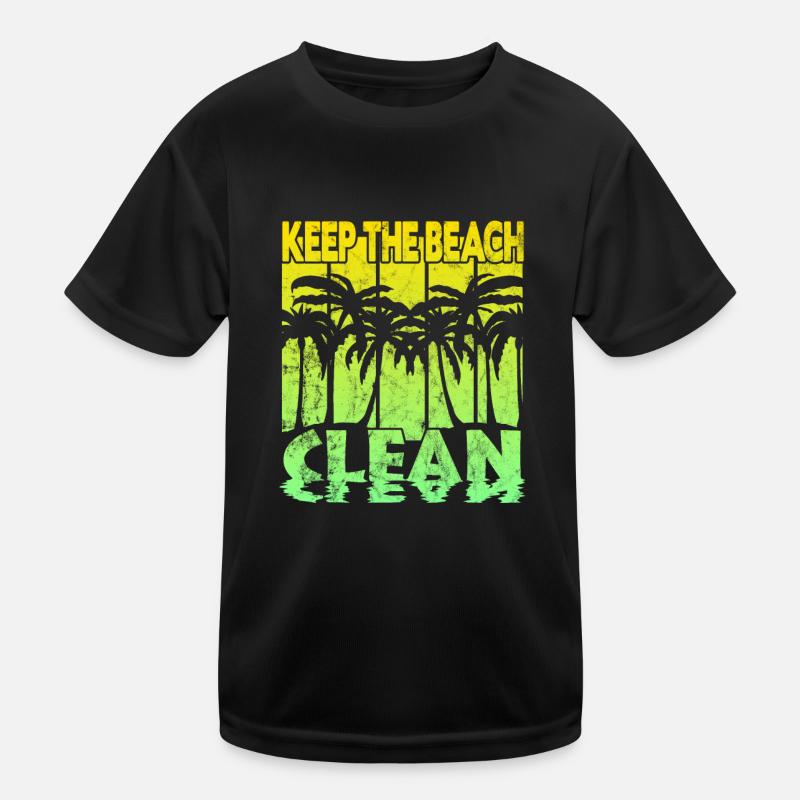 Gardez la plage propre T-shirt sport Enfant