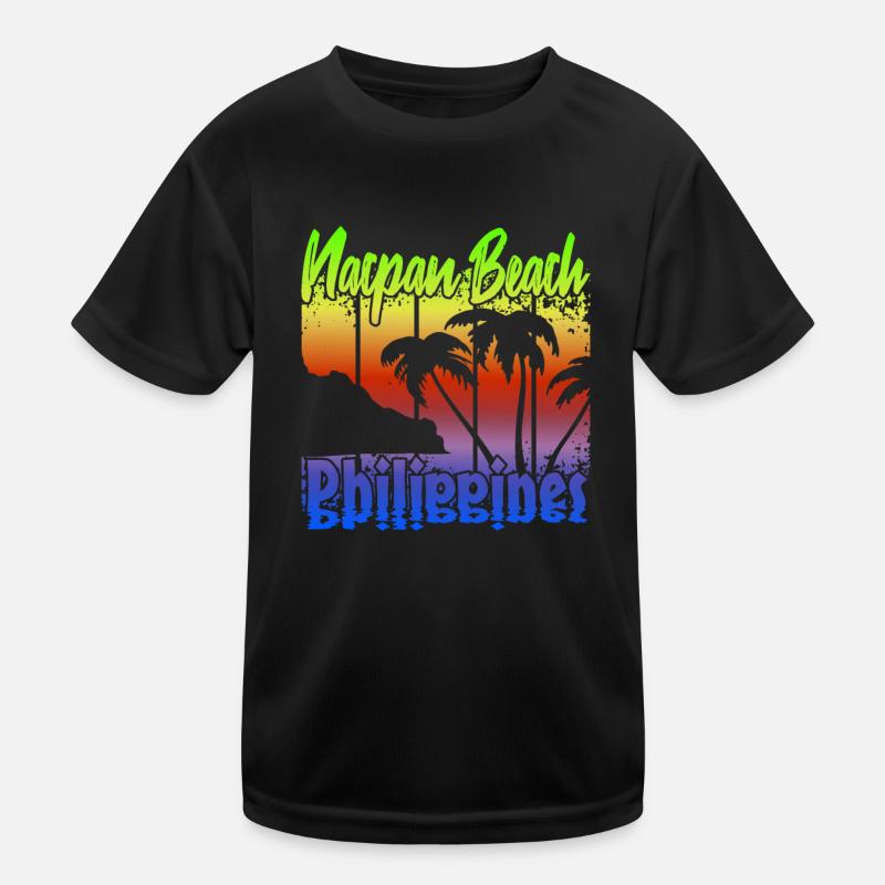 Nacpan Beach Philippines Kinder Funktions-T-Shirt