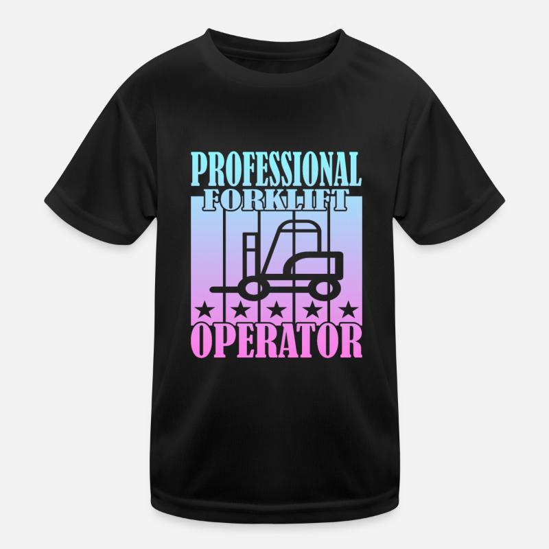 Professional Forklift Operator Kinder Funktions-T-Shirt