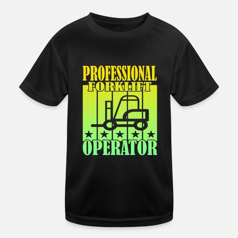Professional Forklift Operator Kinder Funktions-T-Shirt