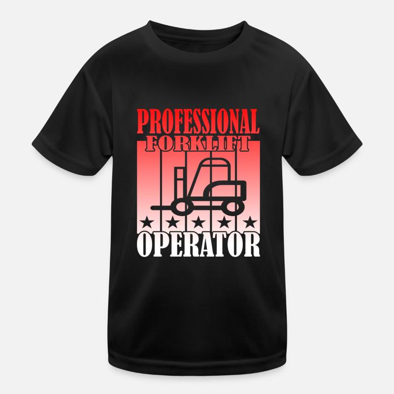 Professional Forklift Operator Kinder Funktions-T-Shirt