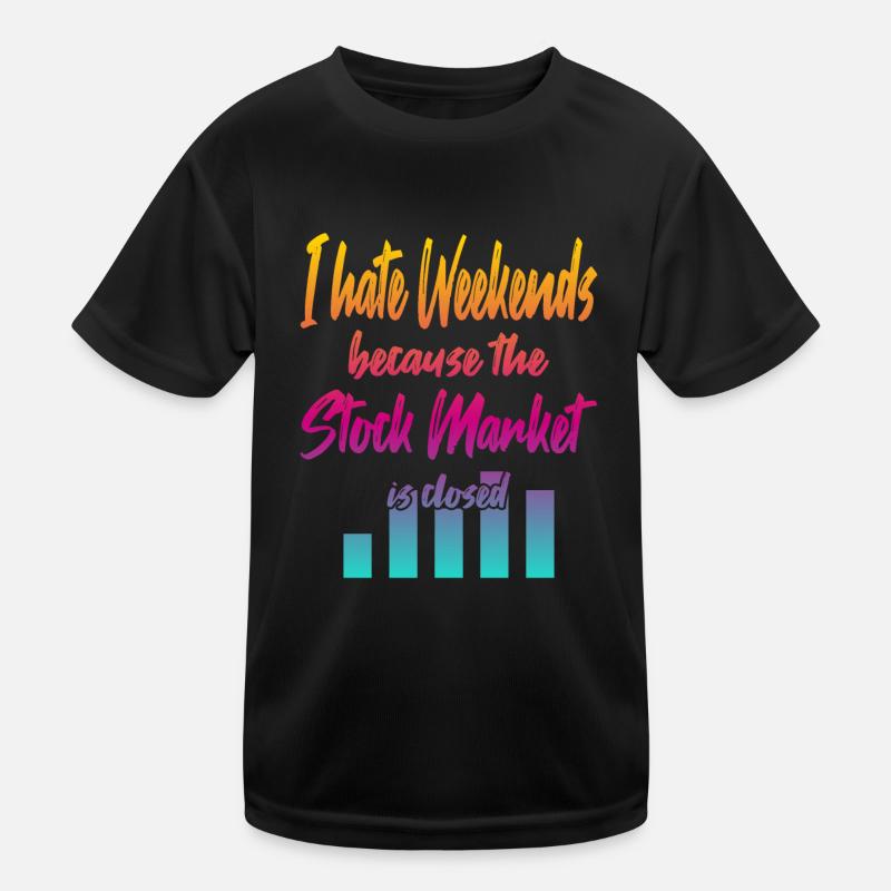 Le marché boursier est fermé T-shirt sport Enfant