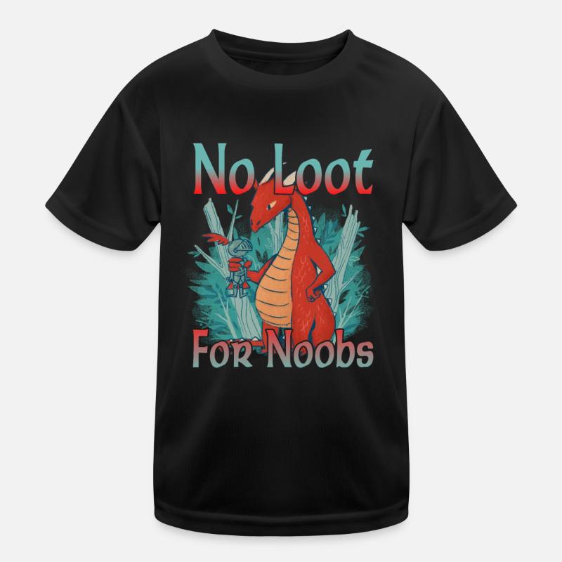Pas de butin pour les noobs - Mmorpg T-shirt sport Enfant