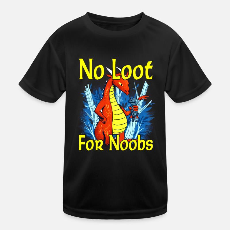 Pas de butin pour les noobs - Mmorpg T-shirt sport Enfant