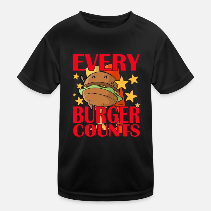 Chaque hamburger compte T-shirt sport Enfant