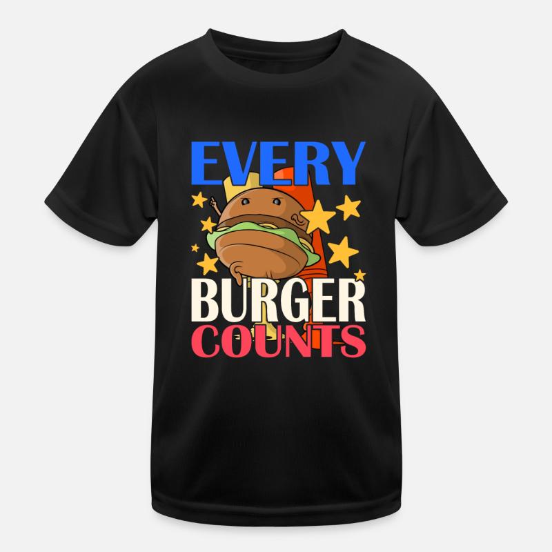 Chaque hamburger compte T-shirt sport Enfant