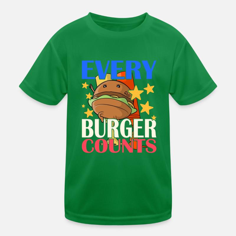Chaque hamburger compte T-shirt sport Enfant