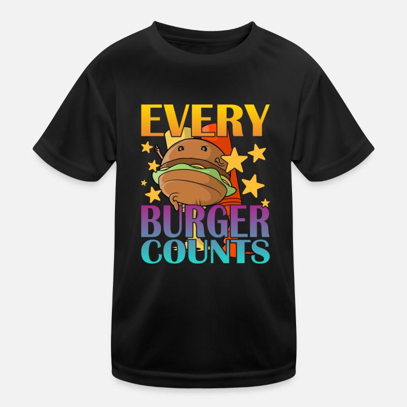 Every Burger Counts Kids Functional T-Shirt