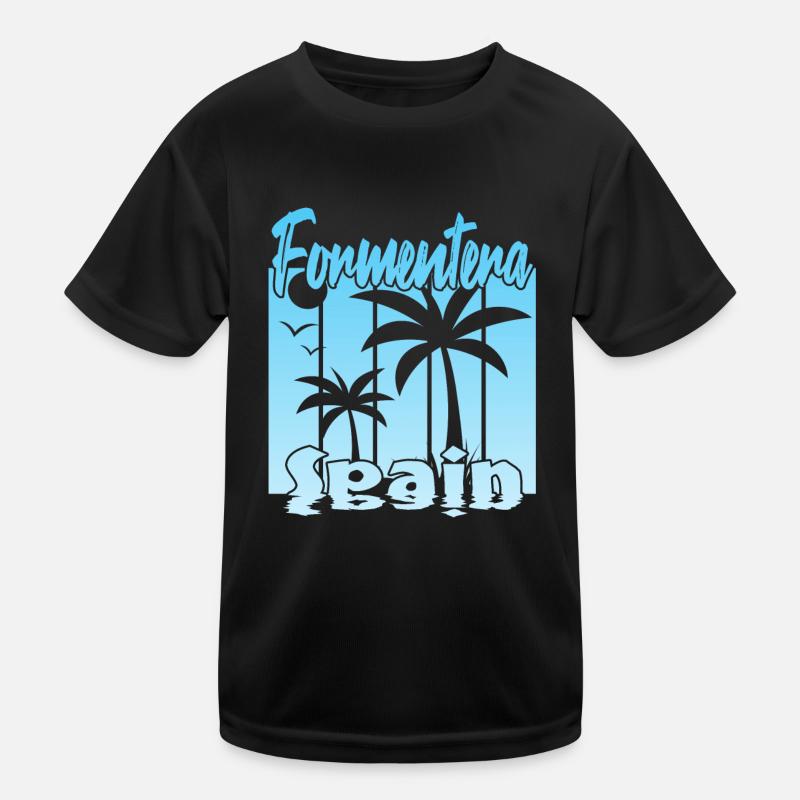 Formentera Spain Kinder Funktions-T-Shirt