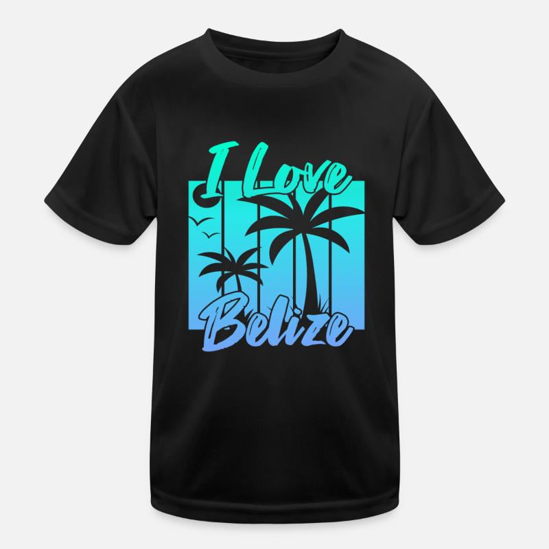 Ich liebe Belize Kinder Funktions-T-Shirt