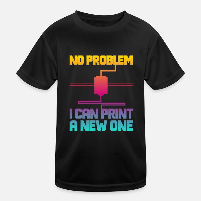 3D Printer 3D Printing Kids Functional T-Shirt