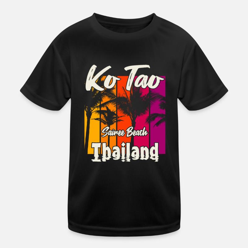 Ko Tao Sairee Beach Thailand Kids Functional T-Shirt