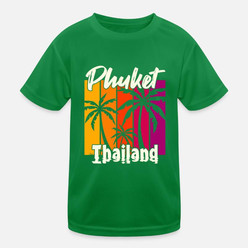 Phuket Thailand Sunset Kids Functional T-Shirt