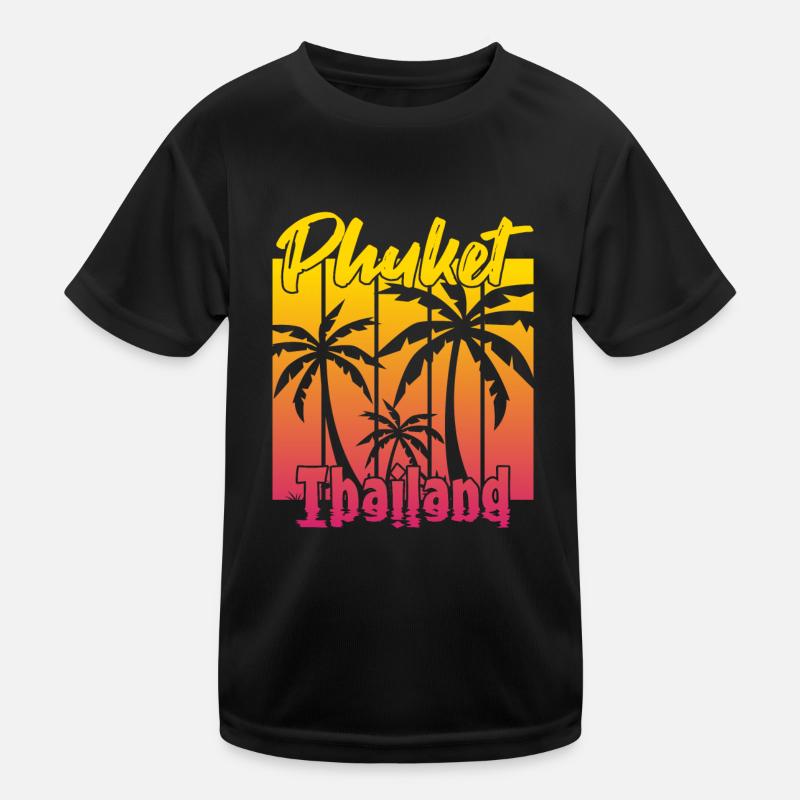 Phuket Thailand Sunset Kids Functional T-Shirt