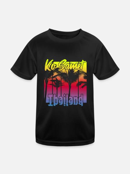 Ko Samet Thaïlande - T-shirt sport Enfant - noir - Devant