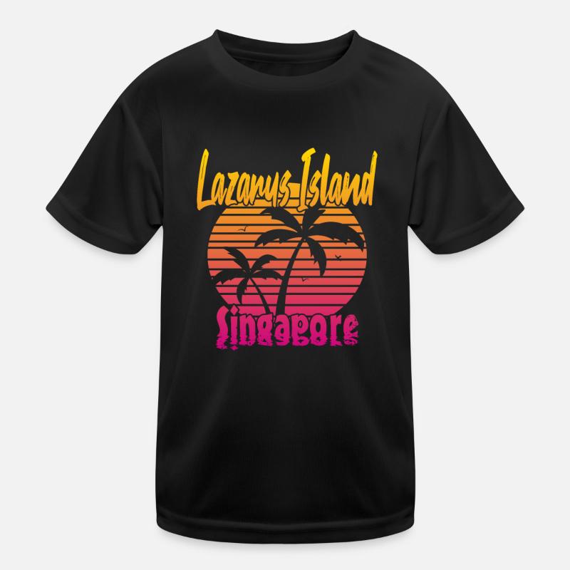 Lazarus Island Singapour T-shirt sport Enfant