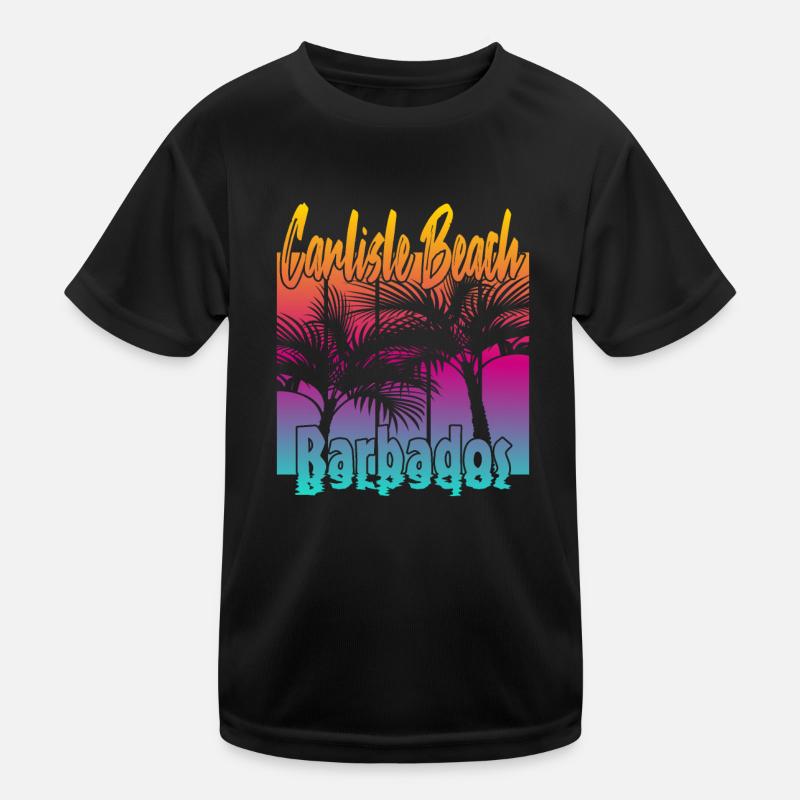 Carlisle Beach Barbados Kinder Funktions-T-Shirt