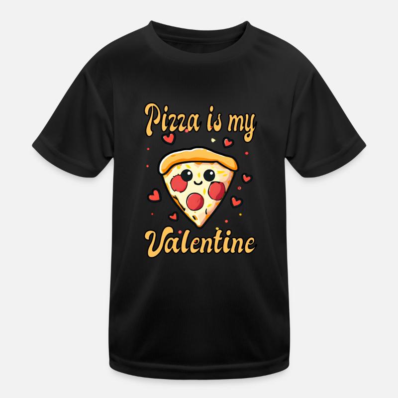 La pizza est ma Saint-Valentin T-shirt sport Enfant