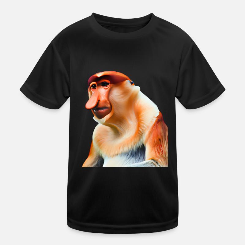 Le singe proboscis exotique T-shirt sport Enfant