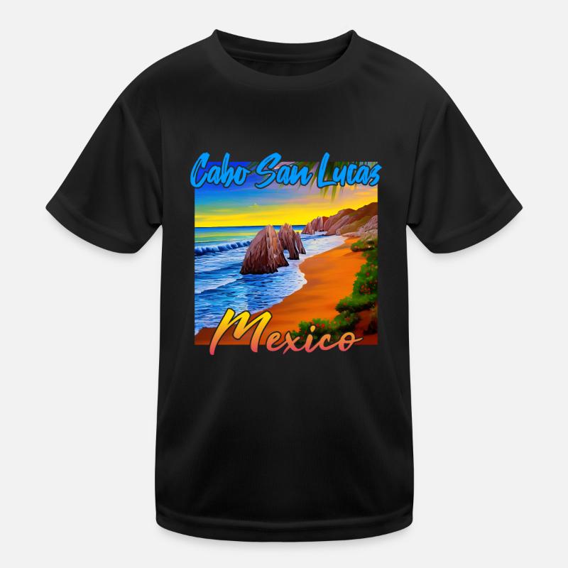 Cabo San Lucas Sunset Kids Functional T-Shirt