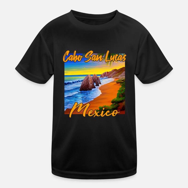 Cabo San Lucas Sunset Kids Functional T-Shirt