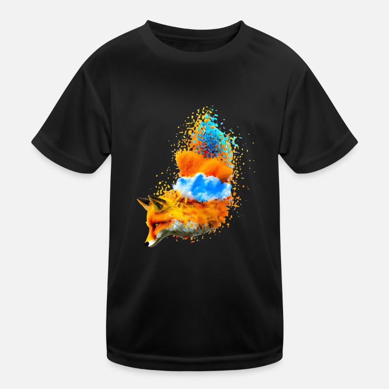 Wild Creativity Fox Kids Functional T-Shirt