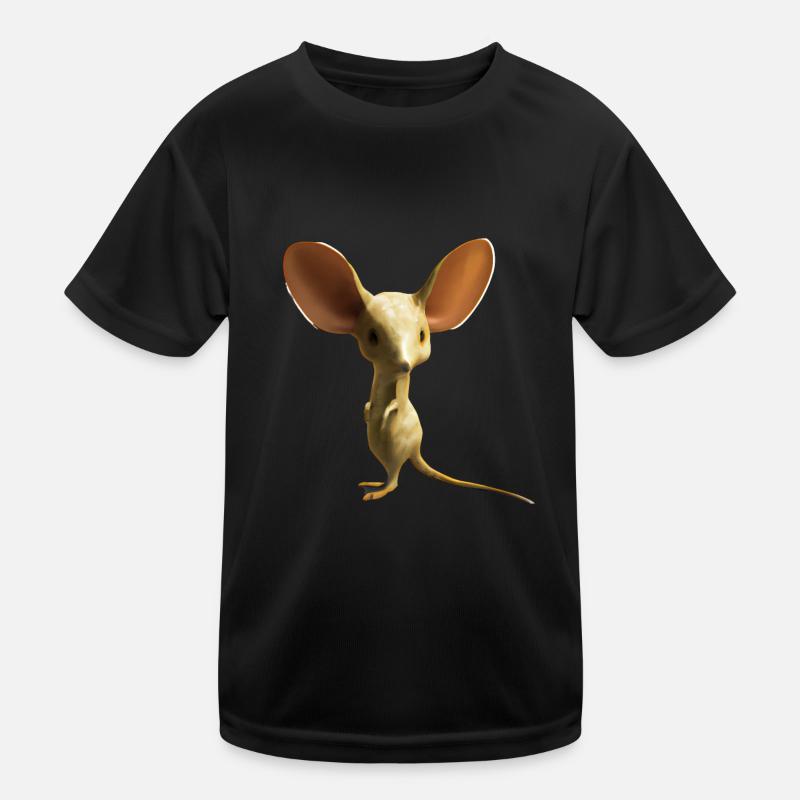 Niedliches Langohr-Jerboa Design Kinder Funktions-T-Shirt