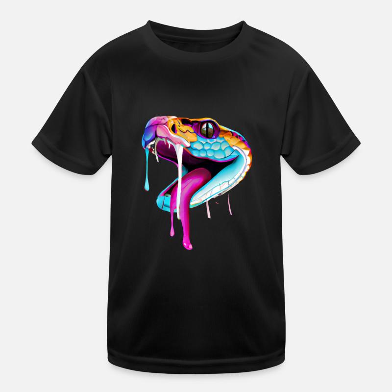 Gradients in the queue Kids Functional T-Shirt