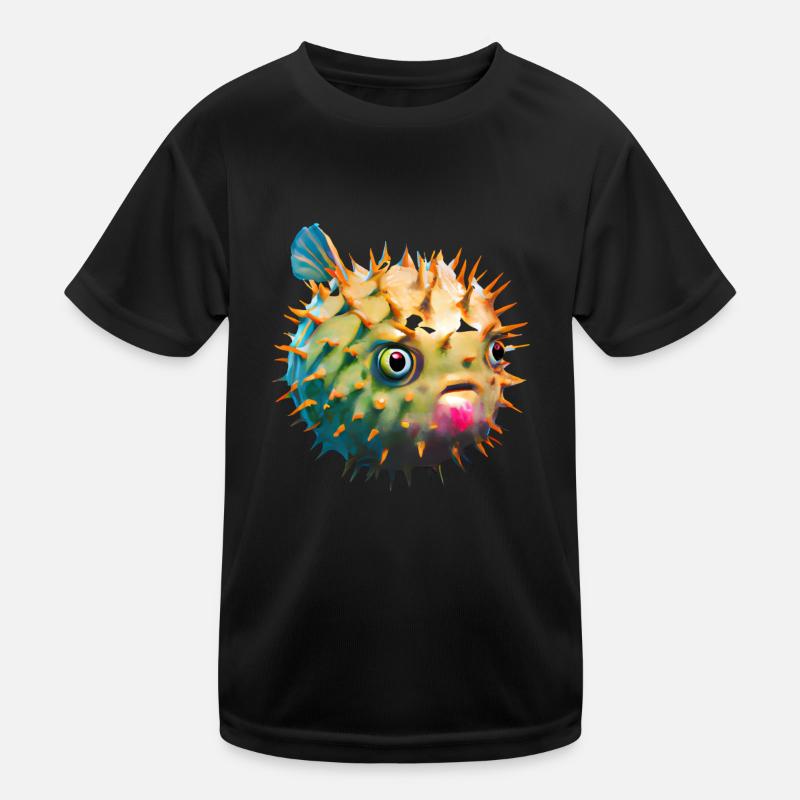 Poisson-globe gonflé T-shirt sport Enfant