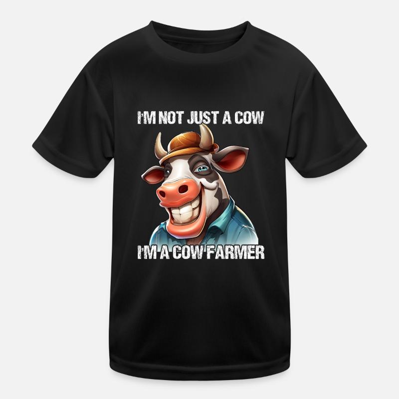 Bauer Kuh Kinder Funktions-T-Shirt