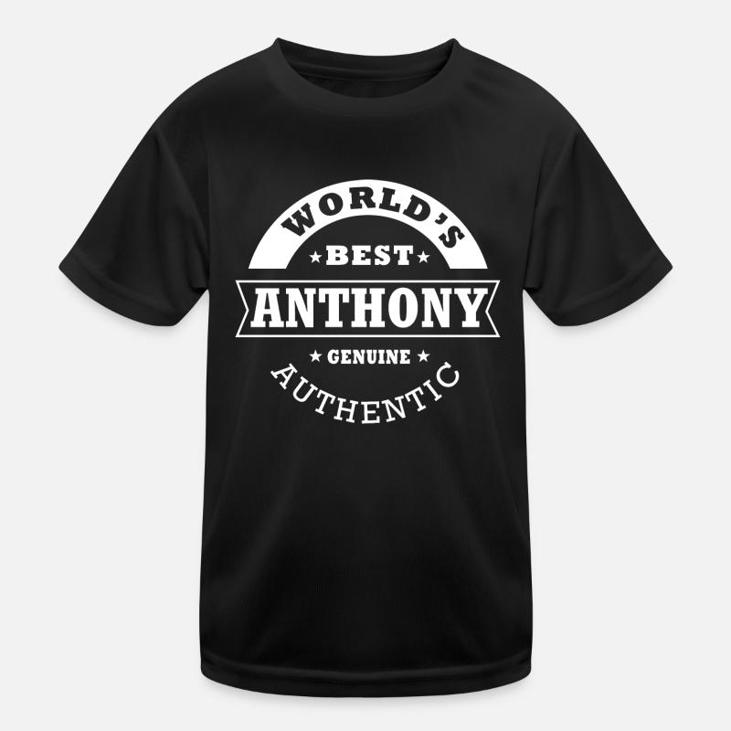Anthony world s best personalized name anthony Kids Functional T-Shirt