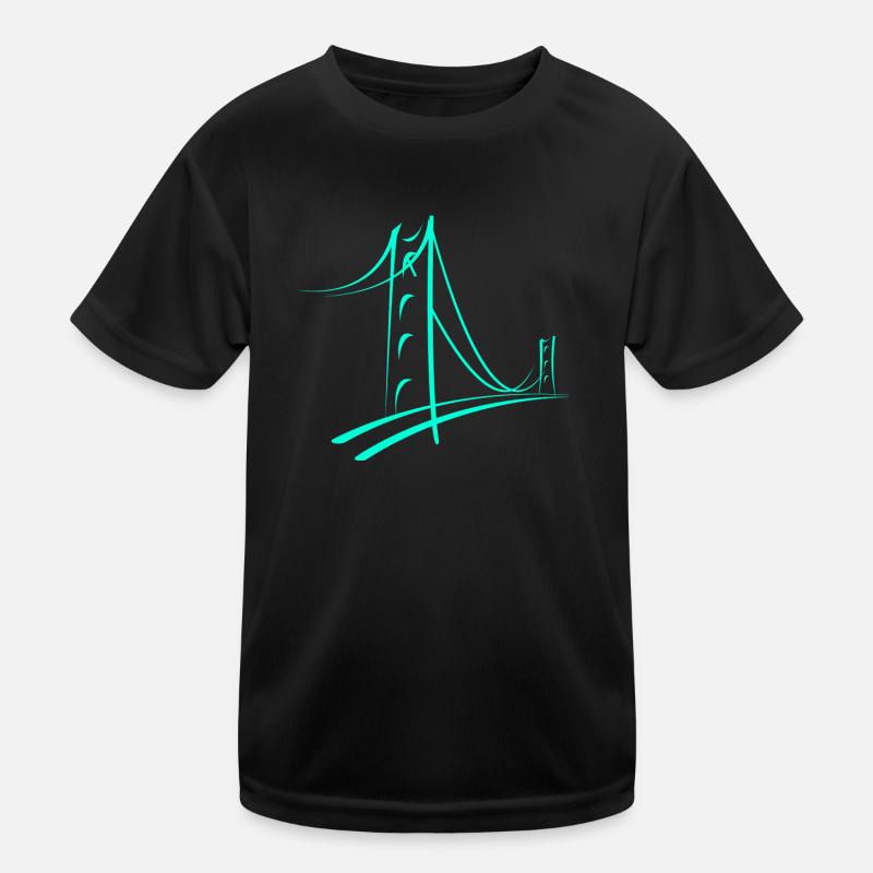 Motorway bridge Kids Functional T-Shirt