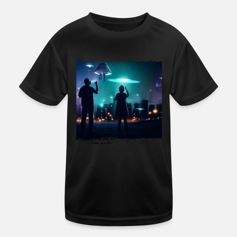 UFO sighting Kids Functional T-Shirt