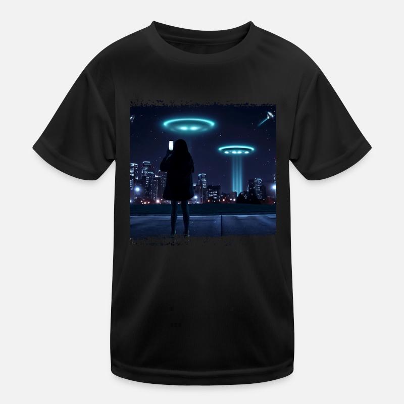 UFO sighting Kids Functional T-Shirt