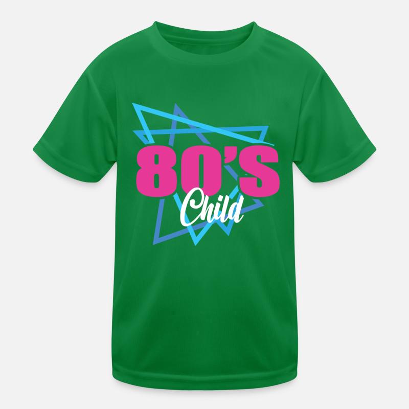 80's child Kids Functional T-Shirt