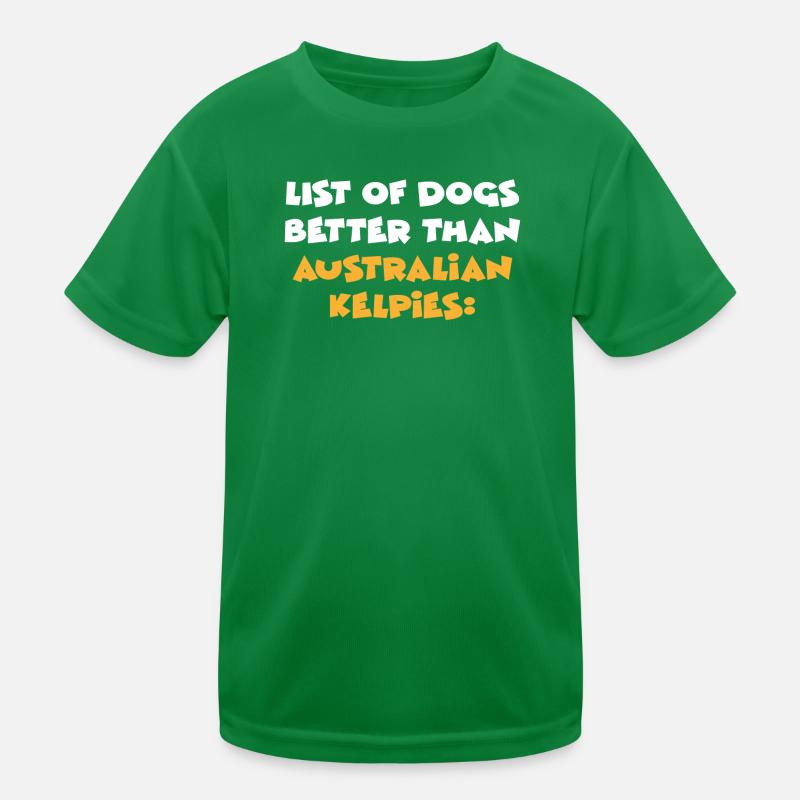 Australian Kelpie Kinder Funktions-T-Shirt
