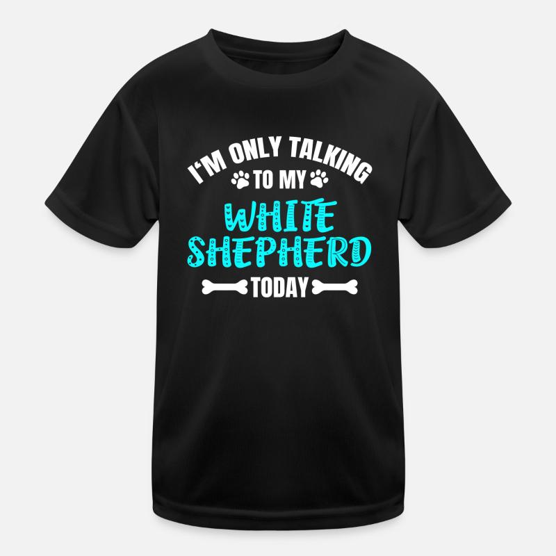 White Shepherd Kids Functional T-Shirt